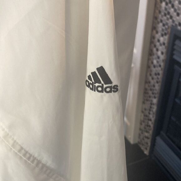 Adidas GE Beijing 2008 Olympics white windbreaker, size medium - Picture 3 of 12
